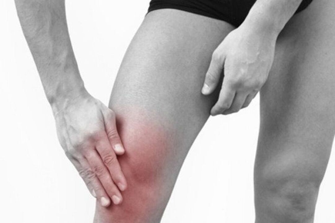 Knee pain with arthrosis