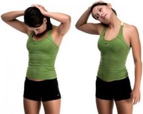 Exercise for the neck with osteochondrosis
